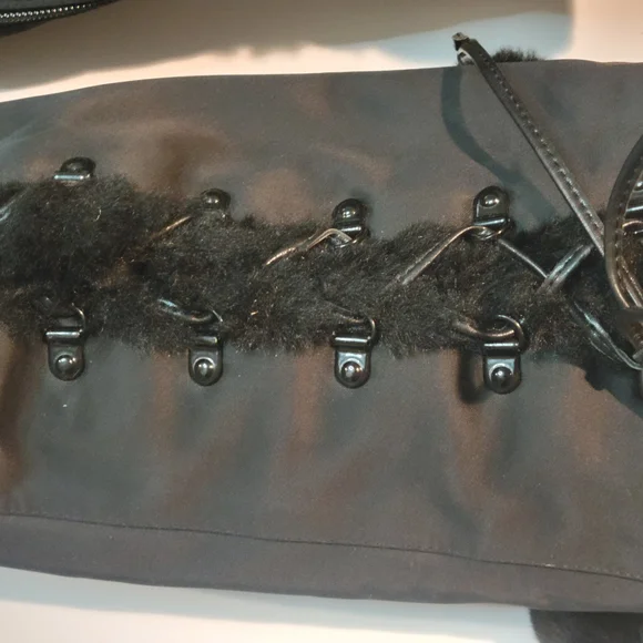 Elegant Black Over the Knee Boots with Pom-Pom Detail - Picture 4 of 7